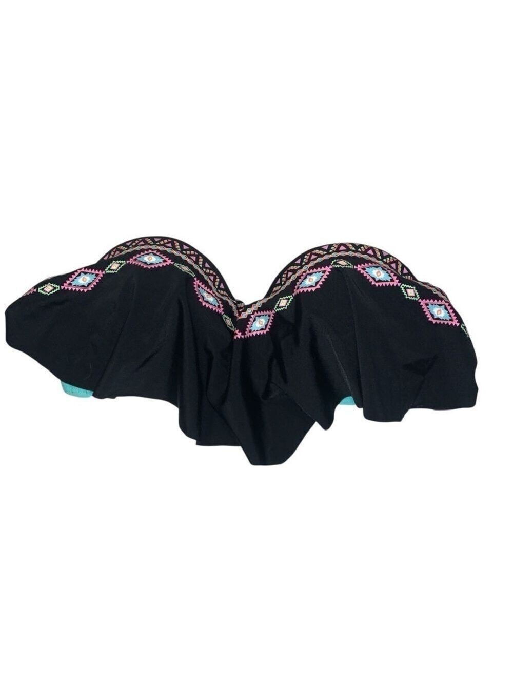 Black Strapless Bikini Top size XS NWT